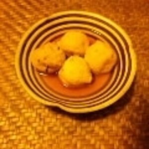 ふんわり柔らかい食感！がんもどきの煮物